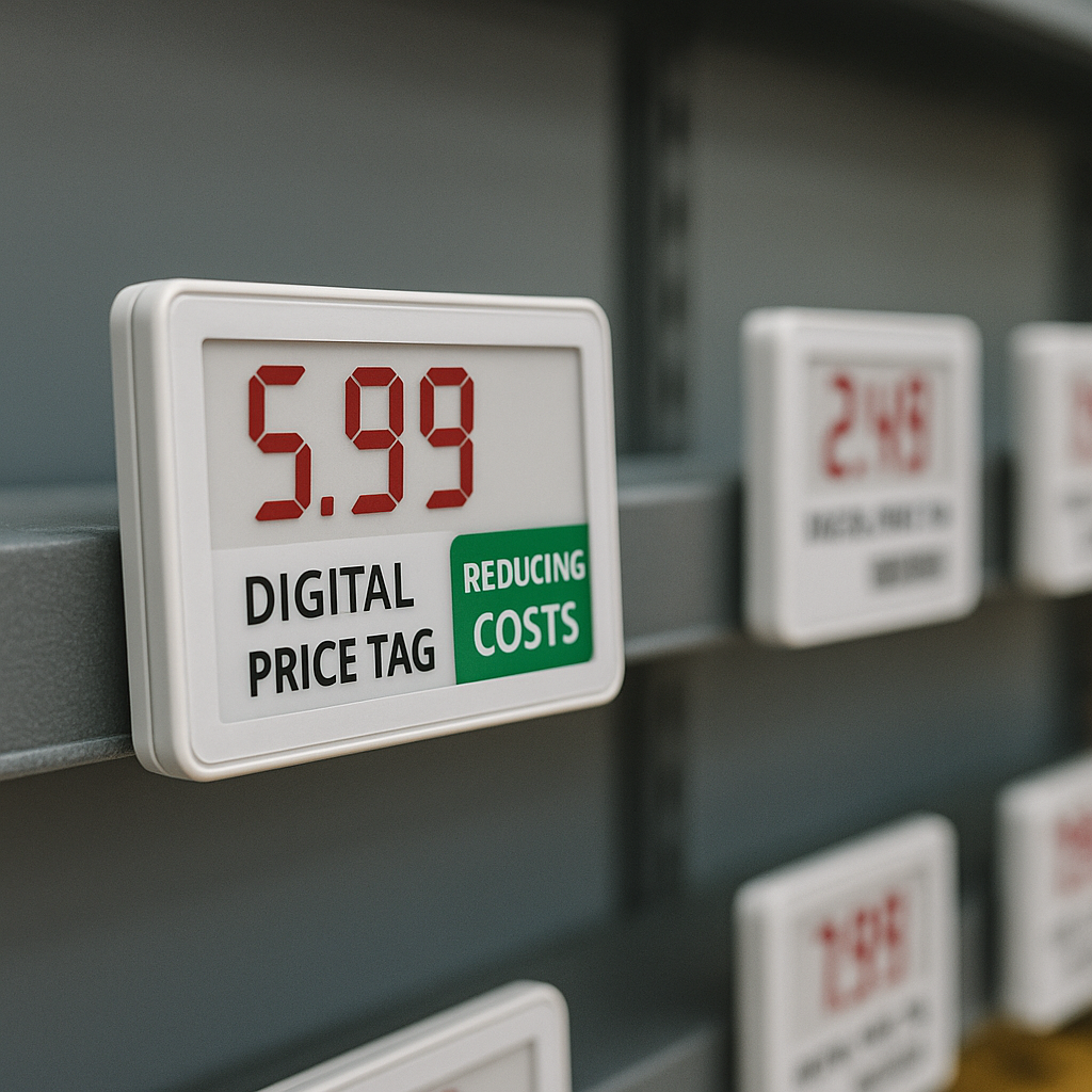 Kosten sparen im Einzelhandel mit digitalen Preisauszeichnungssystemen